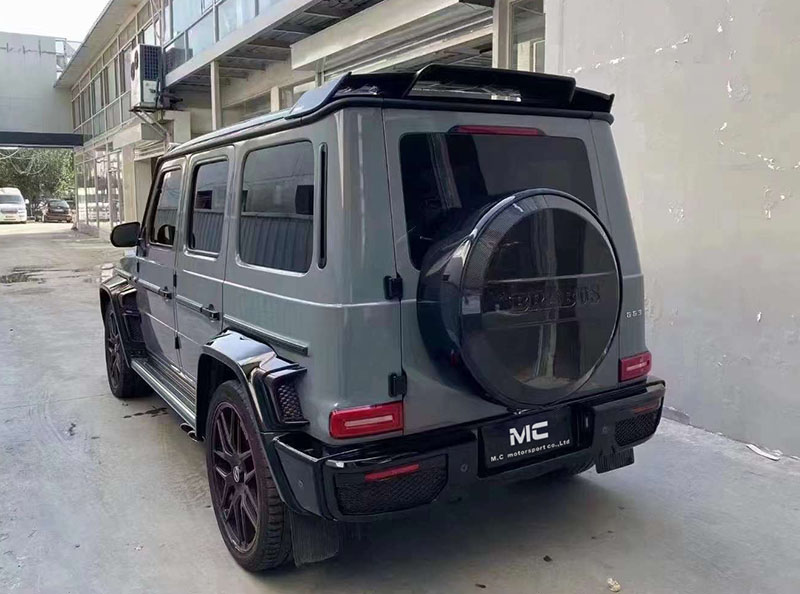 For Mercedes Benz W463 W464 Brabus Style Carbon Fiber Spoiler 2013--2018