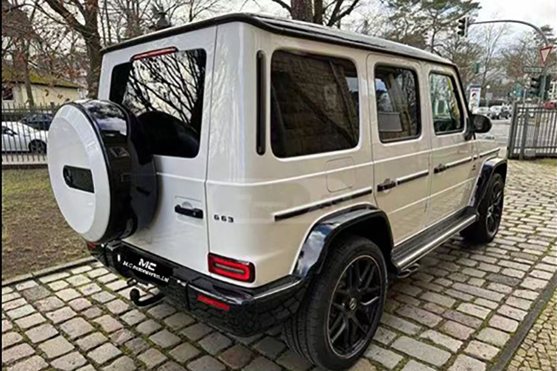 For Mercedes Benz Brabus Style Iron Spare Tire Cover 2013--2018