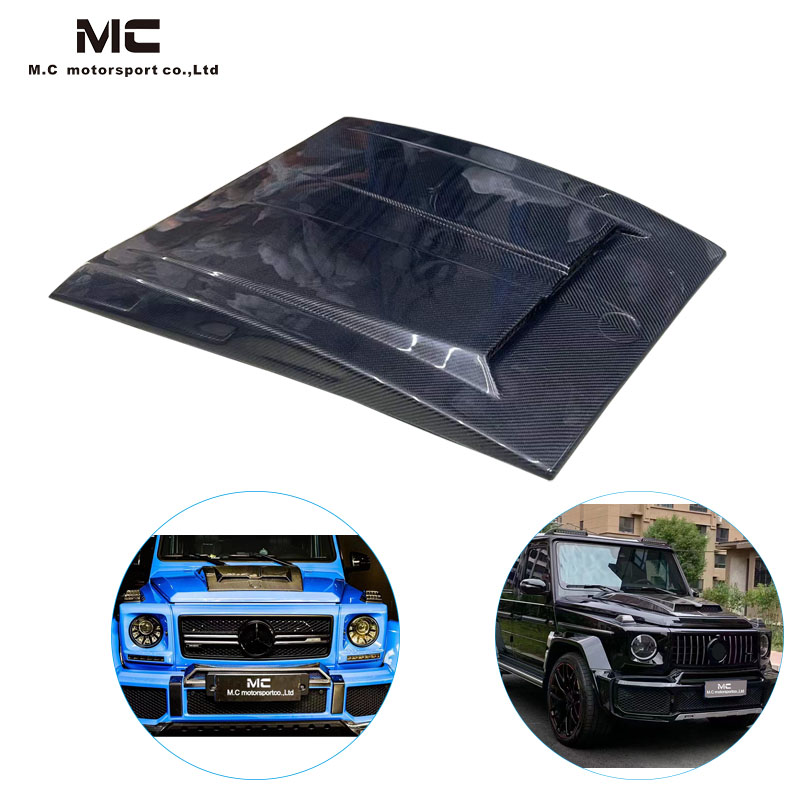 For Mercedes Benz W464 Brabus Style Carbon Fiber Small Hood 2013--2022