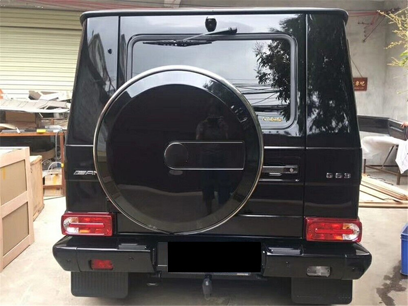 For Mercedes Benz W463 W464 W465 Carbon Fiber Spare Tire Cover Bracket 2013+