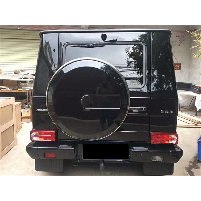 For Mercedes Benz W463 W464 W465 Carbon Fiber Spare Tire Cover Bracket 2013+