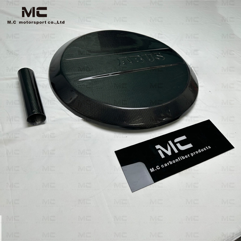 For Mercedes Benz W464 Brabus Style Carbon Fiber Spare Tire Cover 2019--2022