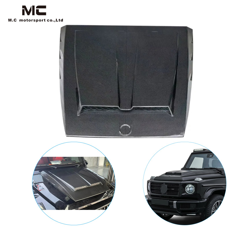 For Mercedes Benz W464 Brabus Style Carbon Fiber Hood 2013--2022