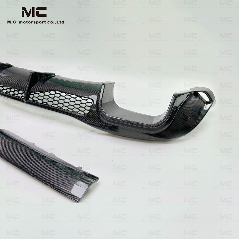 For Mercedes Benz Brabus Style Carbon Fiber Rear Diffuser 2021+