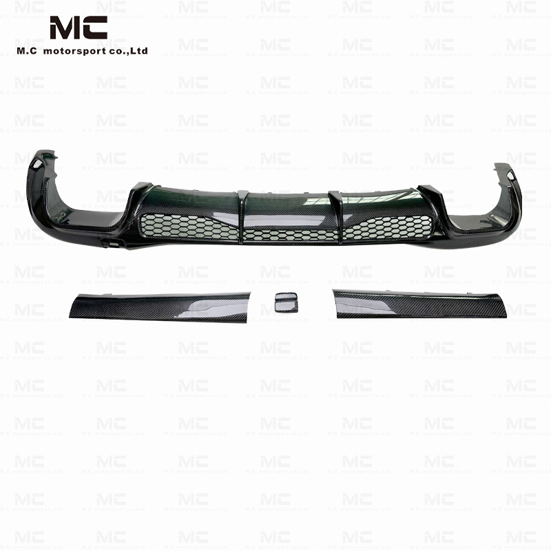 For Mercedes Benz Brabus Style Carbon Fiber Rear Diffuser 2021+