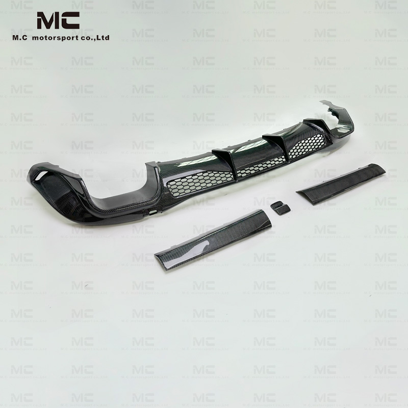 For Mercedes Benz Brabus Style Carbon Fiber Rear Diffuser 2021+