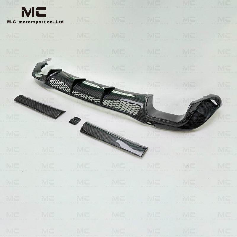 For Mercedes Benz Brabus Style Carbon Fiber Rear Diffuser 2021+