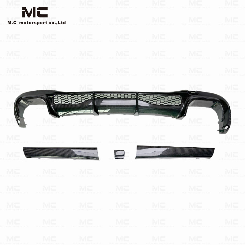 For Mercedes Benz Brabus Style Carbon Fiber Rear Diffuser 2021+