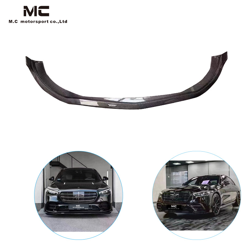 For Mercedes Benz Brabus Style Carbon Fiber Front Lip 2021+