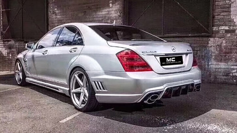 For Mercedes Benz Wide Body Style Fiberglass Body Kit 2006--2010