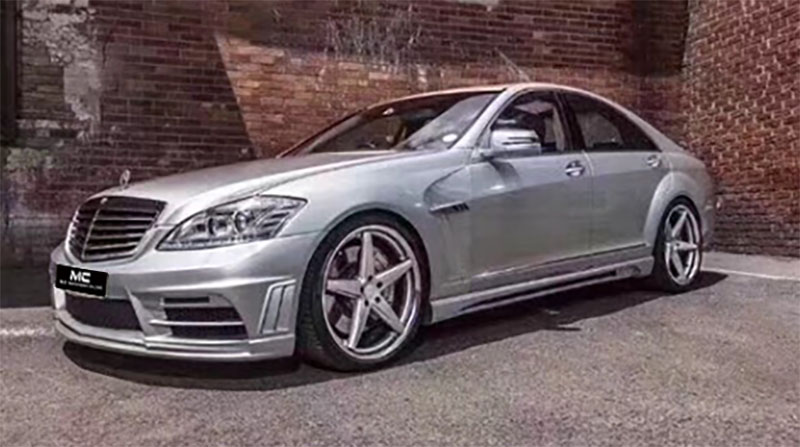 For Mercedes Benz Wide Body Style Fiberglass Body Kit 2006--2010