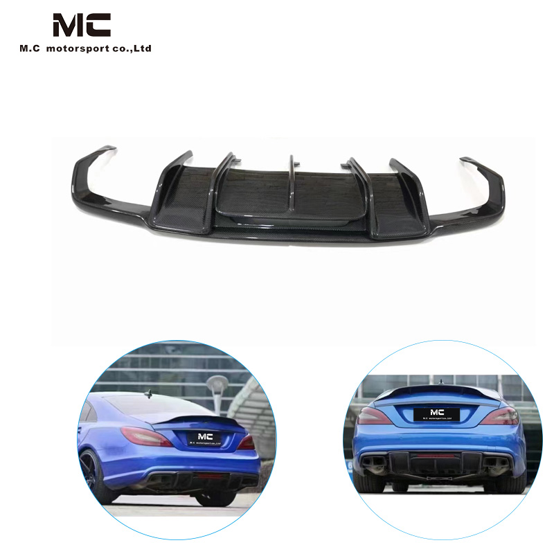 For Mercedes Benz R Style Carbon Fiber Rear Diffuser 2012-2019