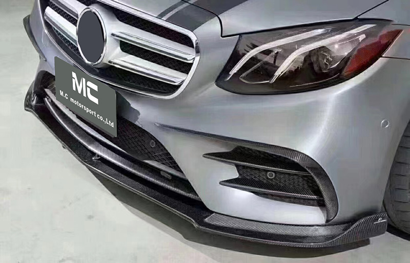 For Mercedes Benz W213 FD Style Carbon Fiber Front Lip 2016-2020