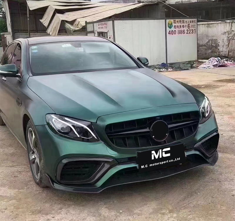 For Mercedes Benz AN Style Carbon Fiber Front Lip 2016-2020