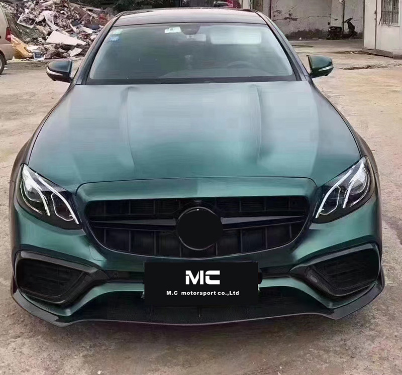 For Mercedes Benz AN Style Carbon Fiber Front Lip 2016-2020