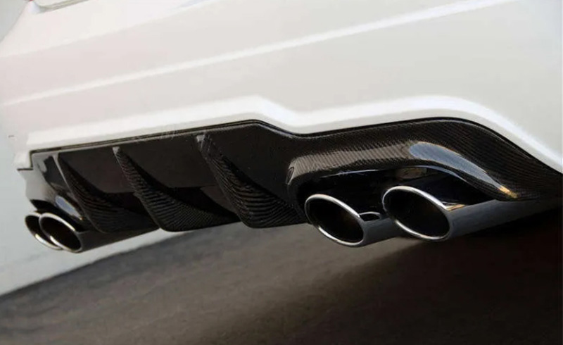 For Mercedes Benz C63 Style Carbon Fiber Rear Diffuser 2010--2014
