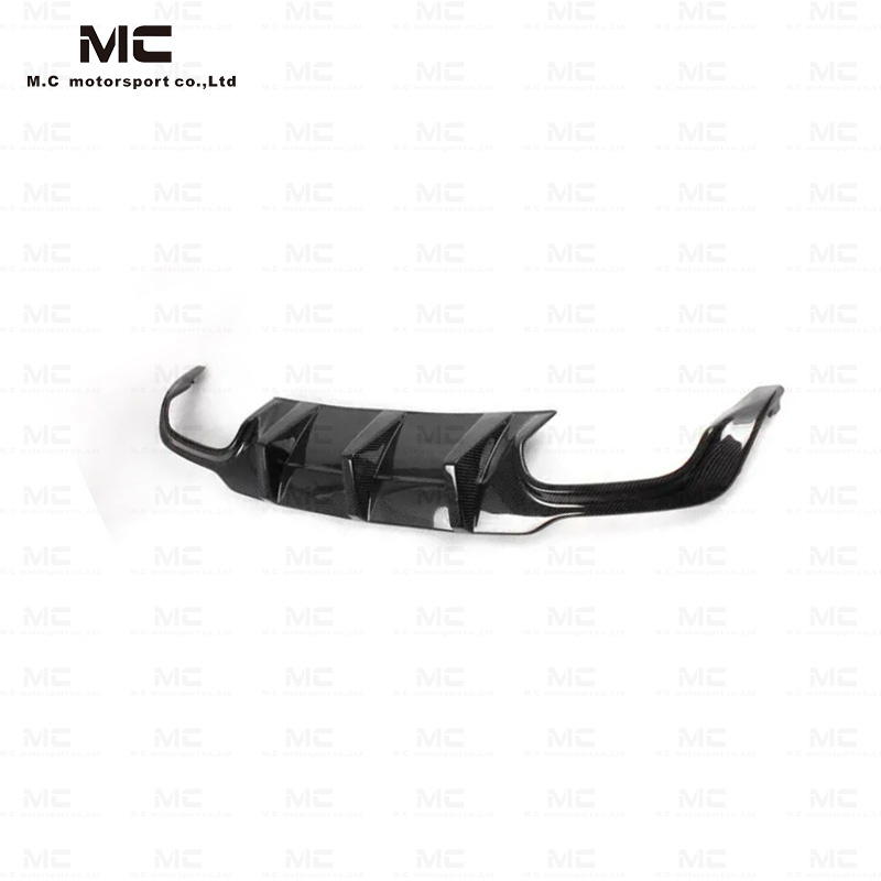 For Mercedes Benz C63 Style Carbon Fiber Rear Diffuser 2010--2014