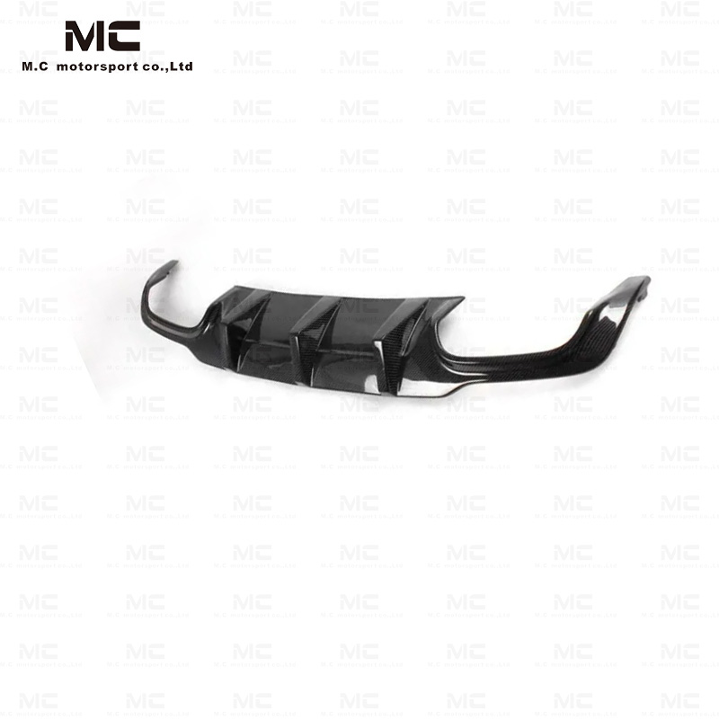 For Mercedes Benz C63 Style Carbon Fiber Rear Diffuser 2010--2014
