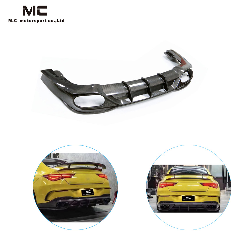 For Mercedes Benz FD Style Carbon Fiber Rear Diffuser 2019--2022