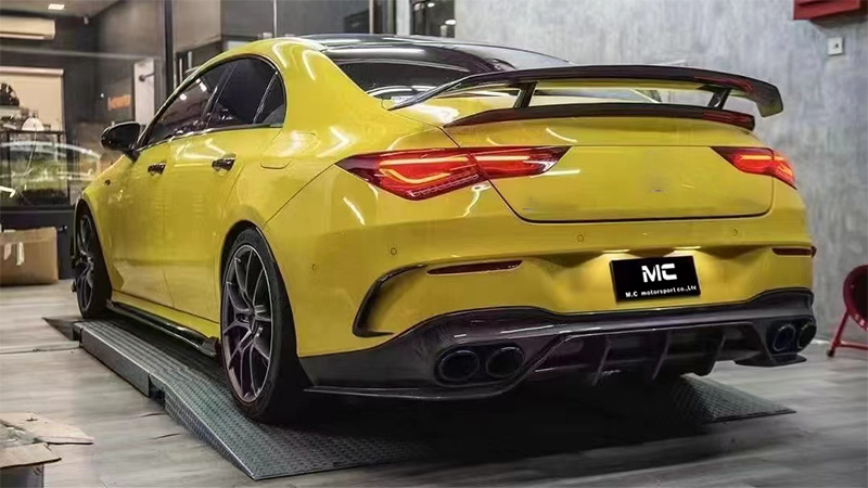 For Mercedes Benz FD Style Carbon Fiber Rear Diffuser 2019--2022