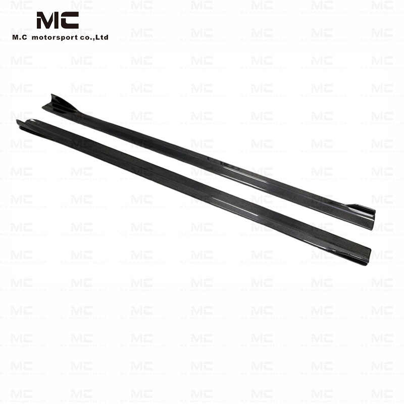 For Mercedes Benz FD Style Carbon Fiber Side Skirts 2019--2022