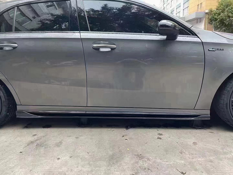 For Mercedes Benz FD Style Carbon Fiber Side Skirts 2019--2022