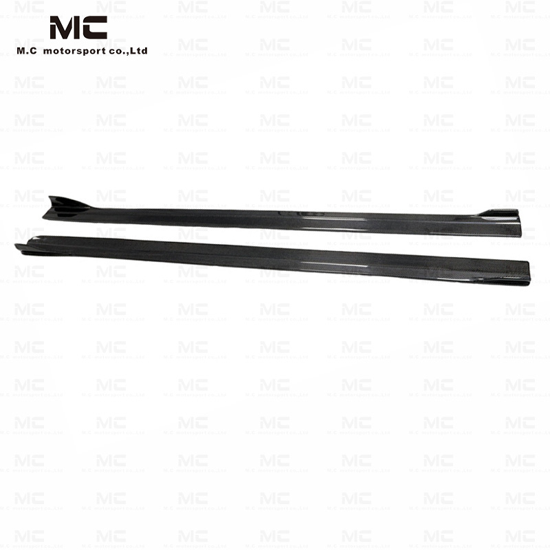 For Mercedes Benz FD Style Carbon Fiber Side Skirts 2019--2022