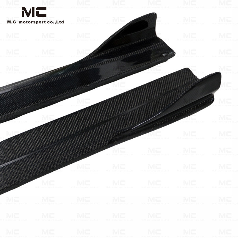 For Mercedes Benz FD Style Carbon Fiber Side Skirts 2019--2022