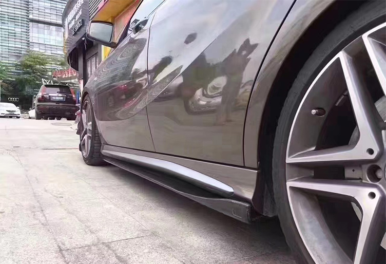 For Mercedes Benz R Style Carbon Fiber Side Skirts 2012--2016