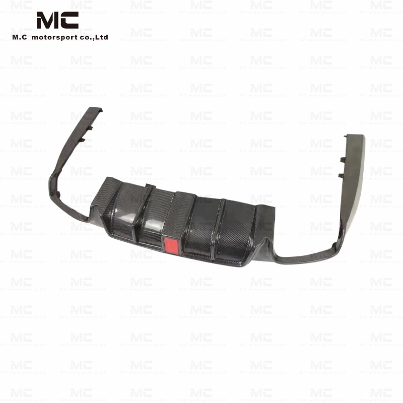 For Mercedes Benz Brabus Style Carbon Fiber Rear Diffuser 2017+