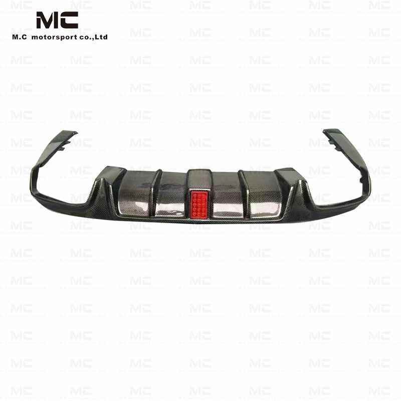 For Mercedes Benz Brabus Style Carbon Fiber Rear Diffuser 2017+
