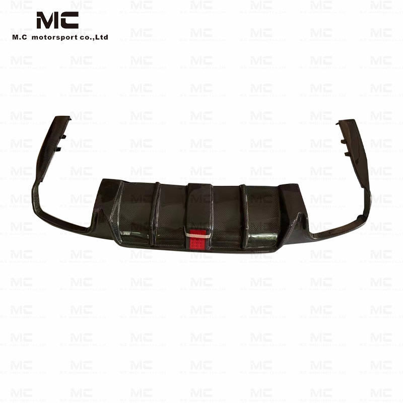 For Mercedes Benz Brabus Style Carbon Fiber Rear Diffuser 2017+