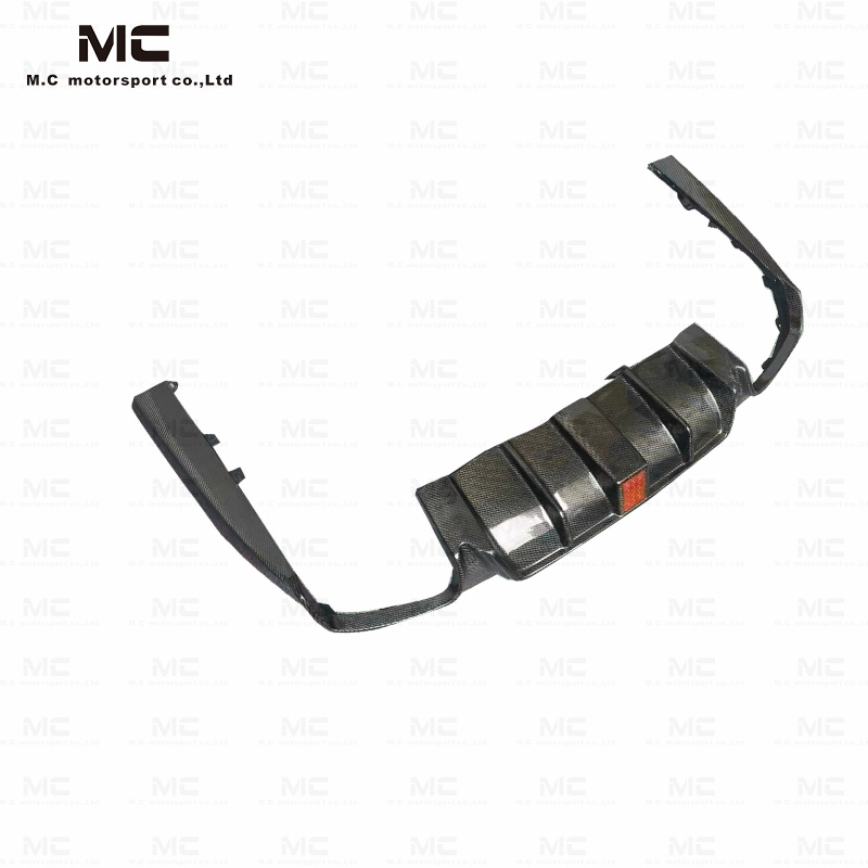 For Mercedes Benz Brabus Style Carbon Fiber Rear Diffuser 2017+