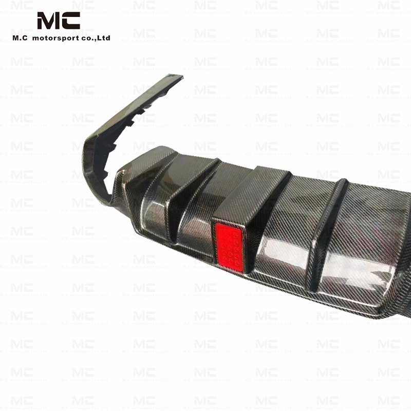 For Mercedes Benz Brabus Style Carbon Fiber Rear Diffuser 2017+