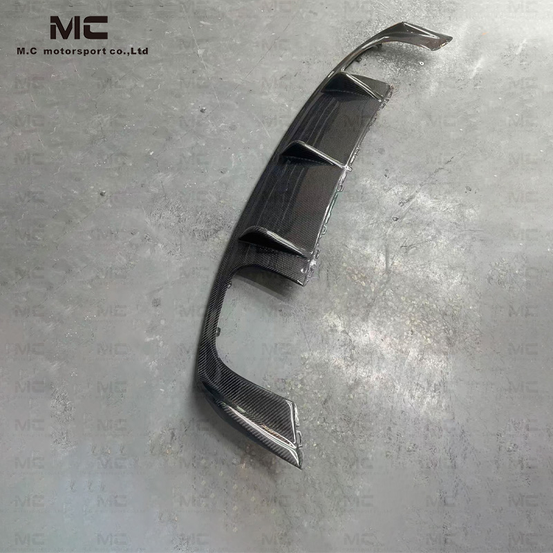 For Audi A3 Carbon Fiber Rear Diffuser 2013-2016