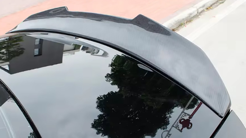 For Audi A4 B8 PSM Style Carbon Fiber Spoiler 2009-2012