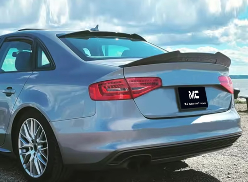 For Audi A4 B8.5 PSM Style Carbon Fiber Spoiler 2009-2012