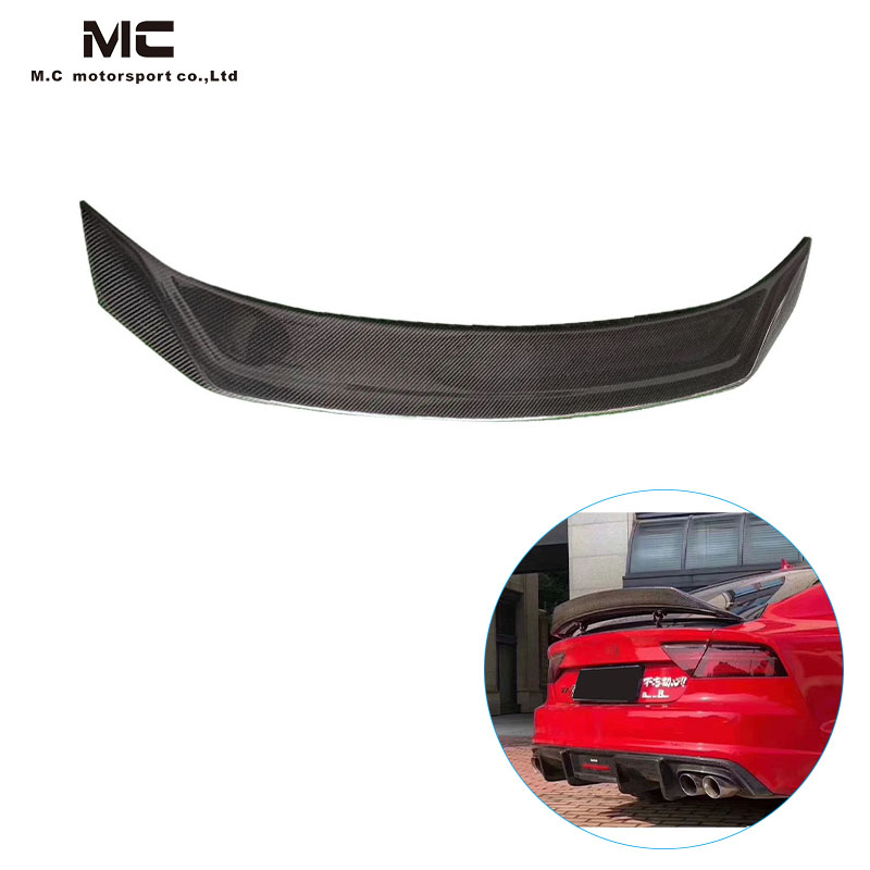 For Audi A7 Carbon Fiber Spoiler 2012-2018