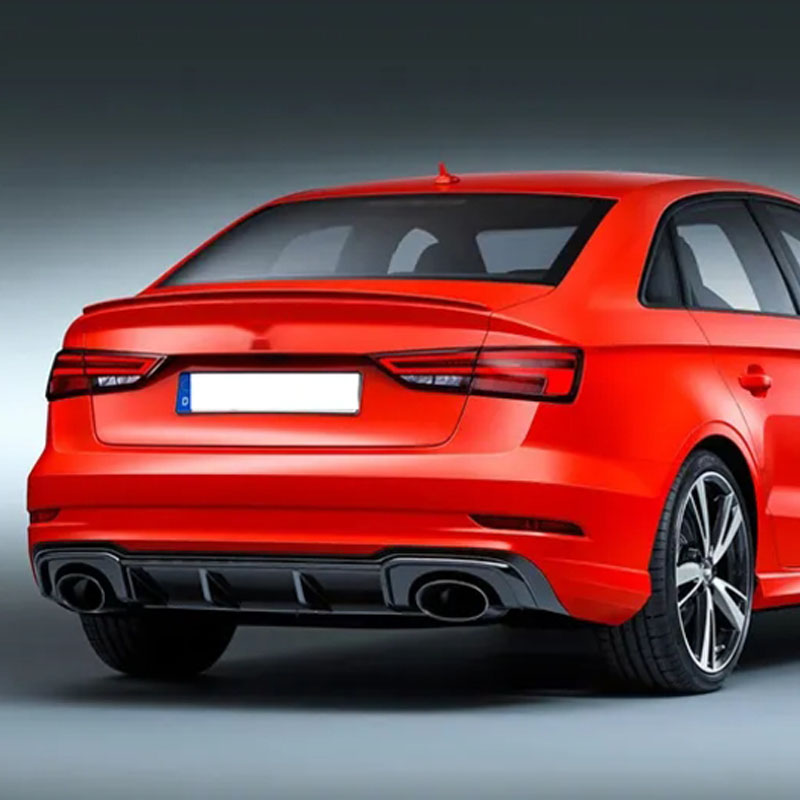For Audi RS Carbon Fiber Rear Diffuser 2017-2019