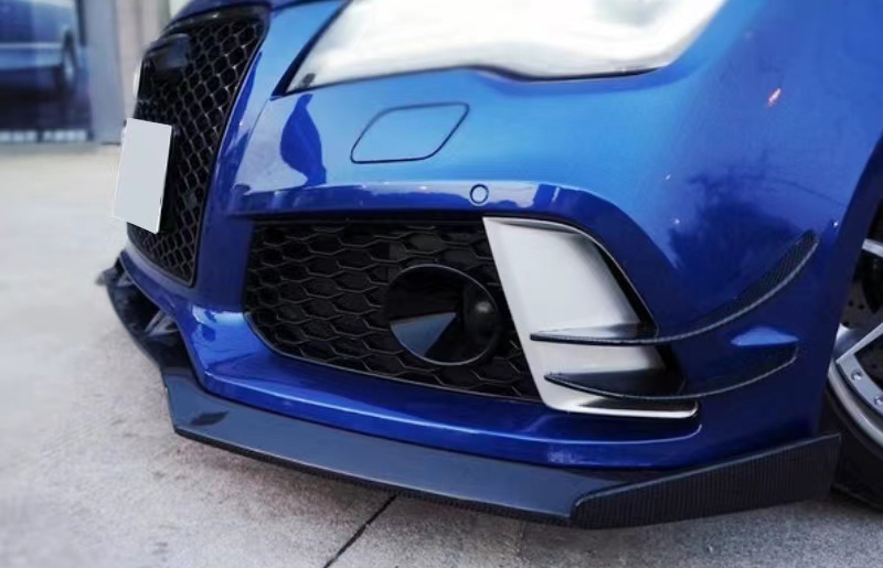 For Audi RS7 Carbon Fiber Front Splitter 2010-2018