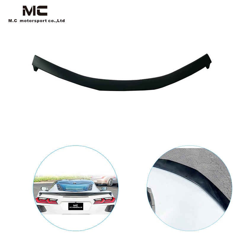 For CHEVROLET Corvette C8 Z51 Style Plastic Spoiler 2020+