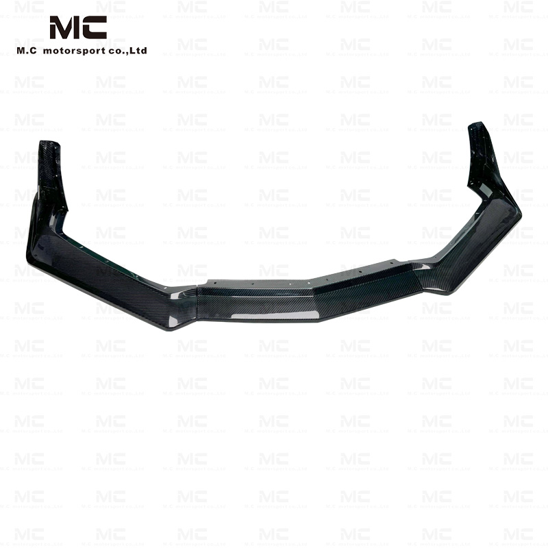 For CHEVROLET Corvette C8 ZR1 ZTK Style Dry Carbon Fiber Front Lip 2020+