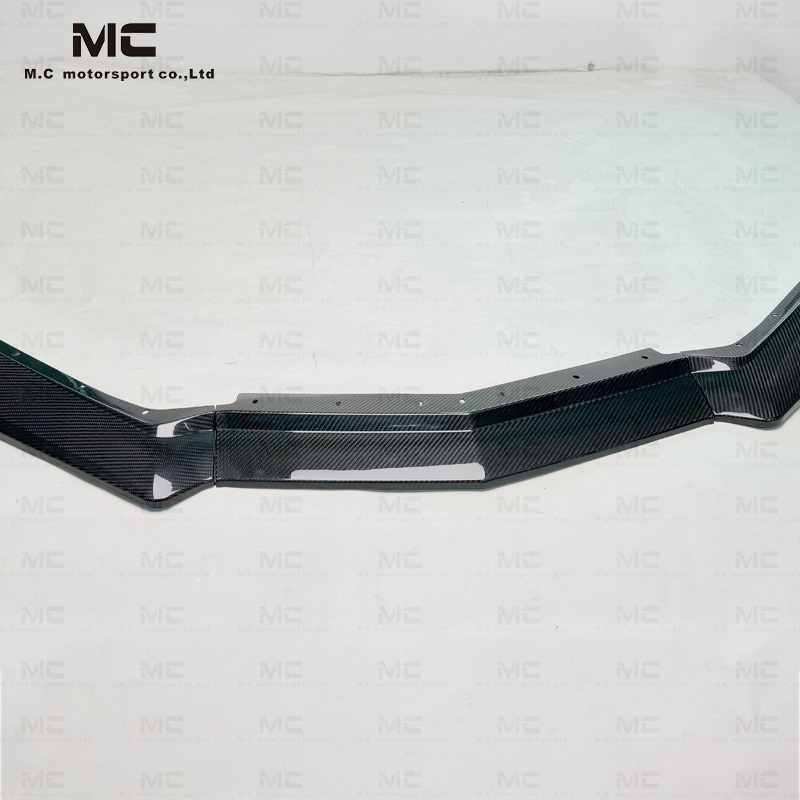 For CHEVROLET Corvette C8 ZR1 ZTK Style Dry Carbon Fiber Front Lip 2020+