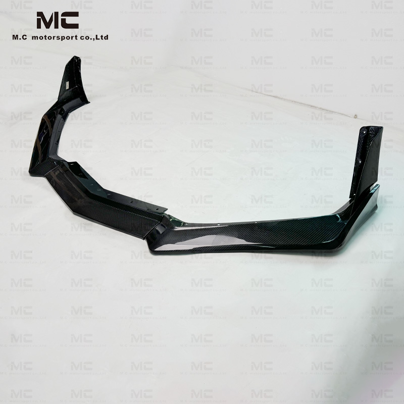 For CHEVROLET Corvette C8 ZR1 ZTK Style Dry Carbon Fiber Front Lip 2020+