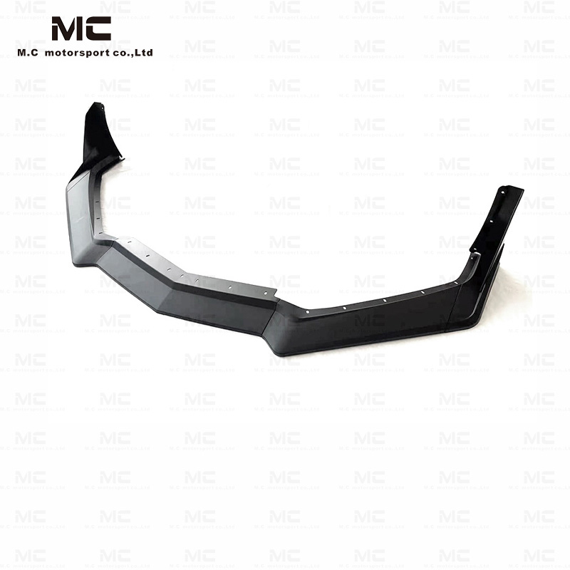 For CHEVROLET Corvette C8 ZR1 ZTK Style Plastic Front Lip 2020+