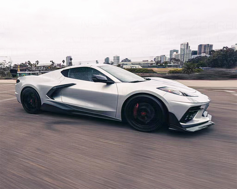 For CHEVROLET Corvette C8 Dry Carbon Fiber Body Kit 2020+