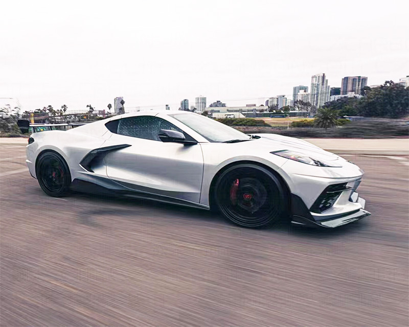 For CHEVROLET Corvette C8 Dry Carbon Fiber Body Kit 2020+