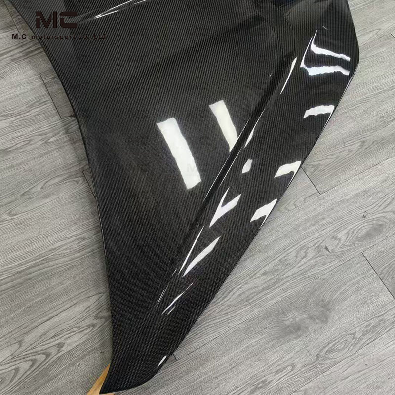 For CHEVROLET Corvette C8 ST Style Carbon Fiber Hood 2020+