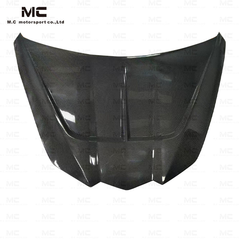 For CHEVROLET Corvette C8 ST Style Carbon Fiber Hood 2020+