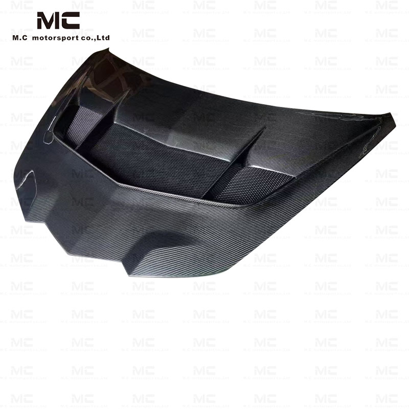 For CHEVROLET Corvette C8 ZR1-2 Style Carbon Fiber Hood 2020+